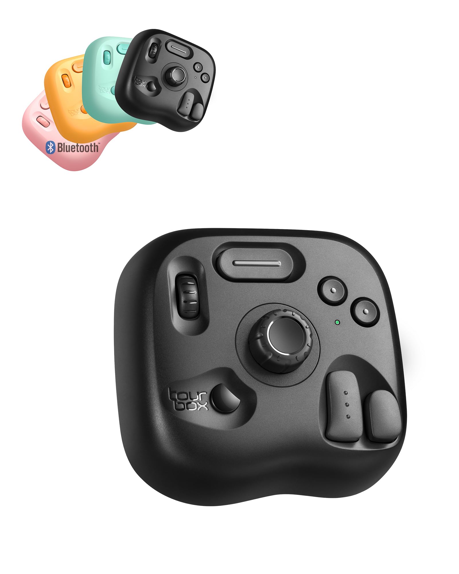 Photo 1 of TOUR BOX Lite Bluetooth - Compact Editing Keyboard, Artists Drawing Keypad, Works with Clip Studio Paint & More, Creative Console with Custom Software, Streamline All Workflow - Wireless (Unit Only)