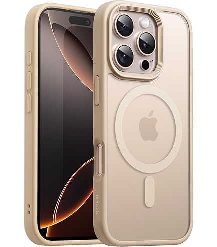 JETech Capa Claro Macia para iPhone 16 Pro Max 6,9 Polegadas
