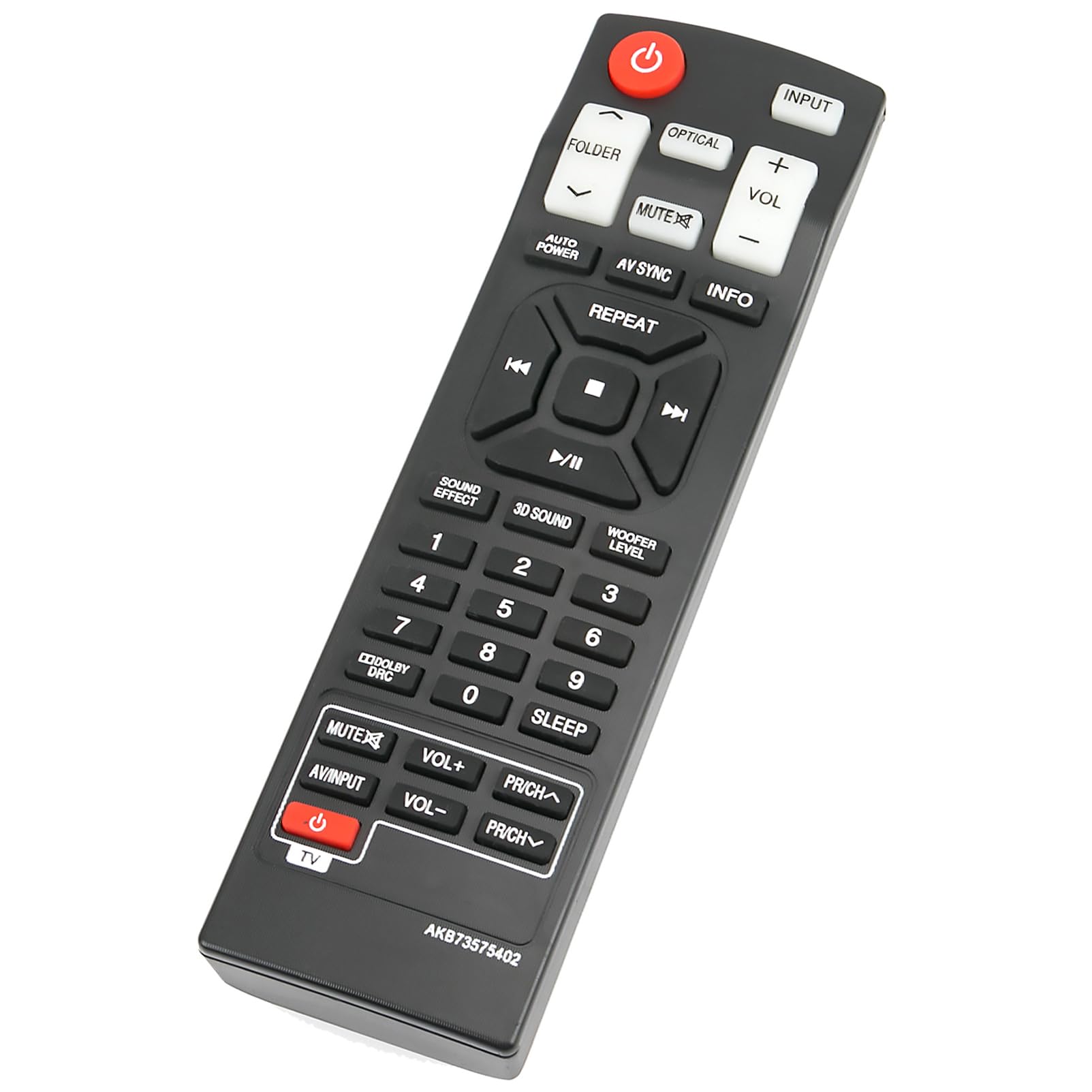 Photo 1 of AKB73575402 Replace Remote Control fit for LG Sound Bar NB2420A NB2520A NB2530A NB3520A NB3530A NB3730A NB3531A NB3532A S33A1-D Home Theater Soundbar System