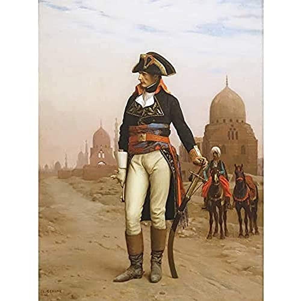 Gerome Napoleon Bonaparte In Egypt Painting Art Print Canvas Premium Wall Decor Poster Mural