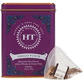 Harney &amp; Sons Indigo Punch Butterfly Pea Flower Herbal Tea, 20 Sachets | Butterfly pea flower herbal tea with raspberry, lemon, apple and honey flavors. Naturally caffeine free.