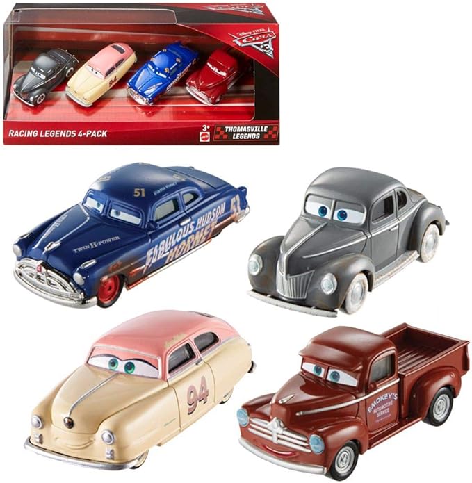 Mattel Disney Pixar Cars 3 Racing Legends 4 Pack Amazon.co.uk Toys & Games