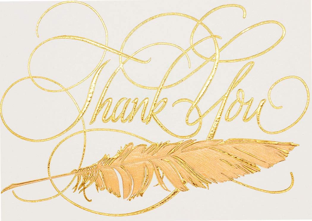 Ranvi 8PCS Creative Embossed Thank You Card, Wedding, Business, Anniversary, White - Image 4