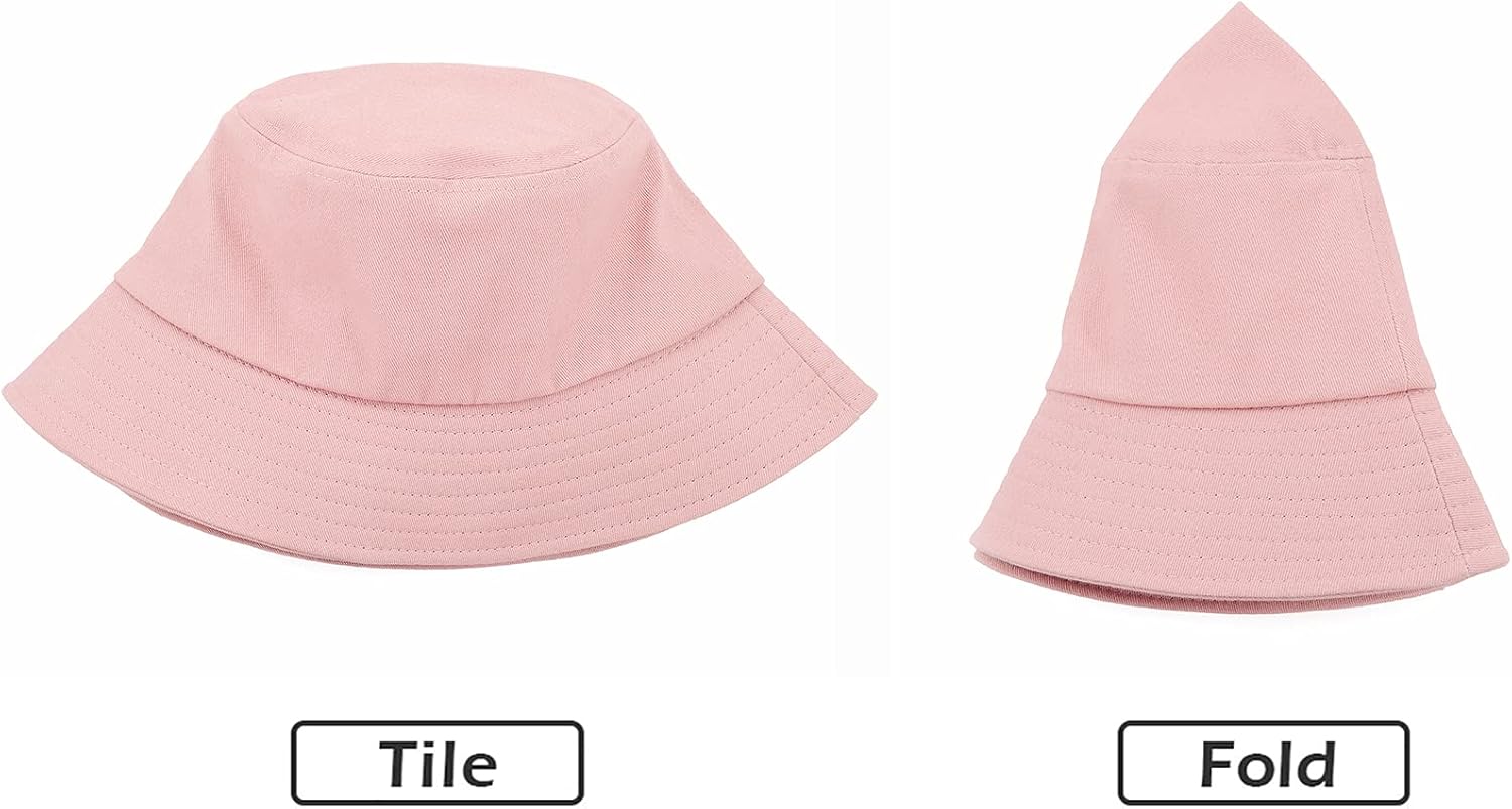 Durio White Bucket Hat Bucket Hat for Women Teens Travel Summer Womens Bucket Hats Packable Beach Sun Hat A White at  Women’s Clothing store