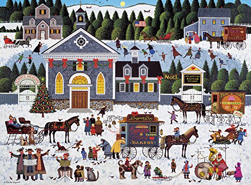 Buffalo Games - Charles Wysocki - Churchyard Christmas - 1000 Piece Jigsaw Puzzle