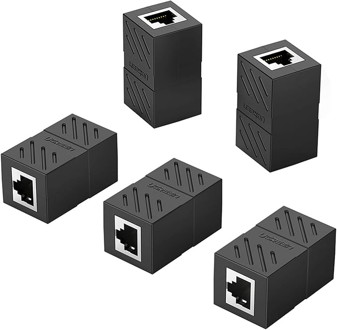 UGREEN RJ45 Coupler 5 Pack InLine Coupler Cat7/Cat6/Cat5e