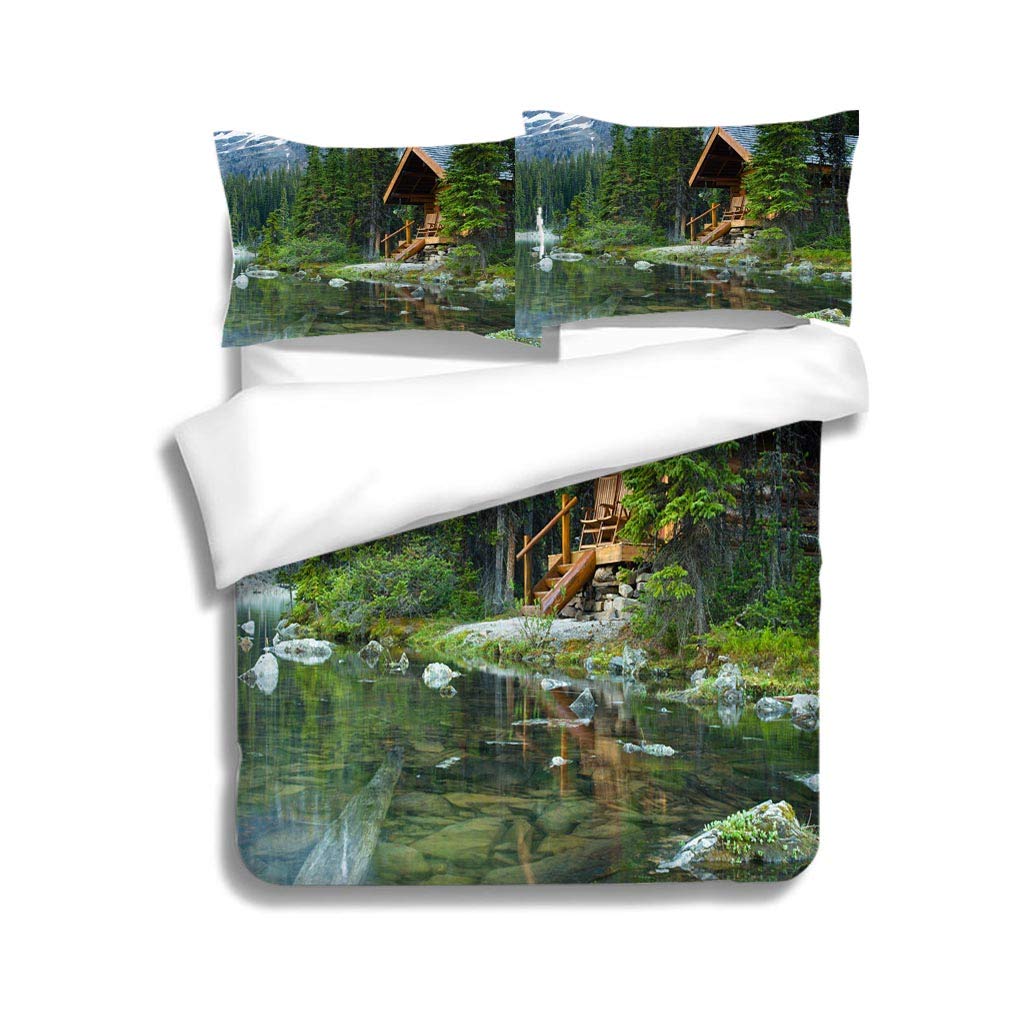 Amazon Com Mtsjtliangwan Family Bed Log Cabin Hidden In The Trees