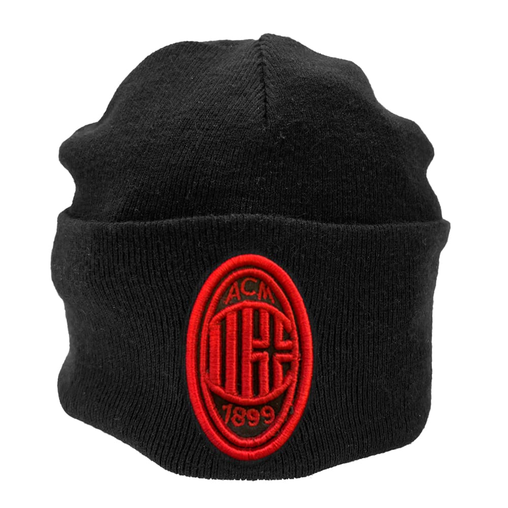 AC Milan 143048 Hat, Black, One Size Unisex-Adult