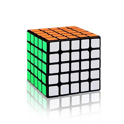 Alician 5 X 5 6.2CM Speed Magic Cube Toy for Professional Game Black