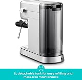 Casabrews CM5418 Espresso Machine 20 Bar Steam Frother 1L Water Tank Silver view 5