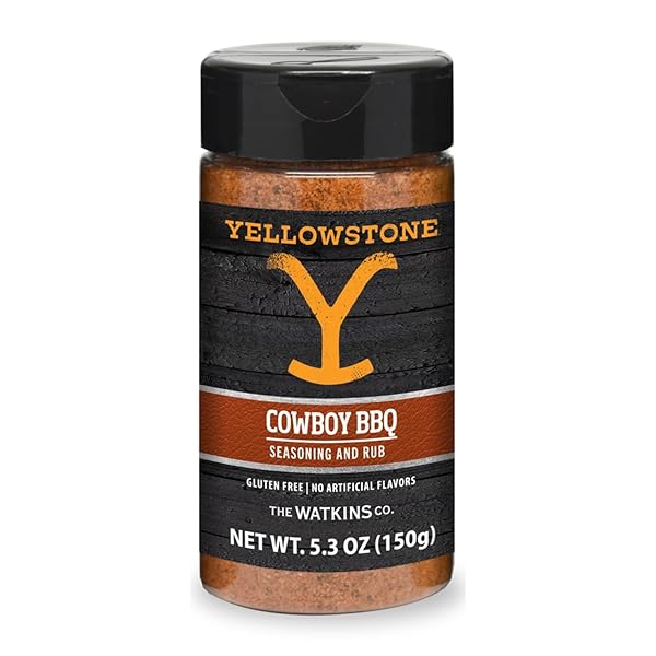 YELLOWSTONE COWBOY BBQ SEASONING AND RUB, 5.3OZ