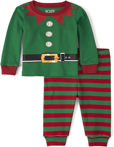 baby boy elf pajamas