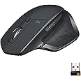 Logitech MX Master 2S Wireless Mouse – Use on Any Surface, Hyper-Fast Scrolling, Ergonomic Shape, Rechargeable, Control Upto 