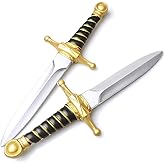 Hoappa PU Foam Dagger Prop, Non-Functional Costume Sword with Reinforced Core for Adult Cosplay