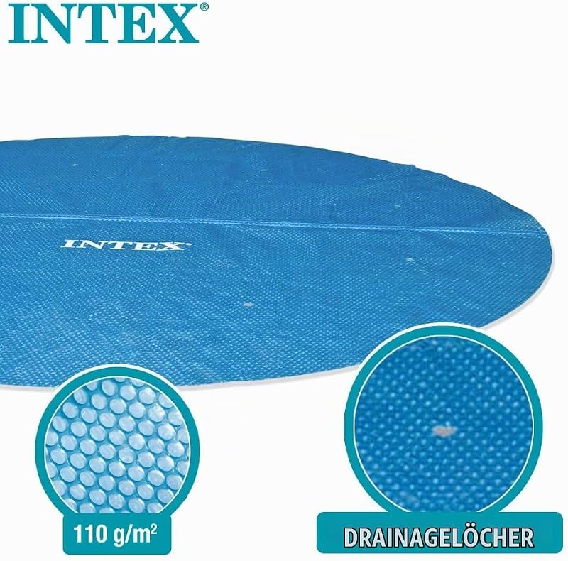 Solarabdeckplane für Easy Pool 244 cm Stärke 120 Mikron, Fertigungsmaß: Circa 206, 28010