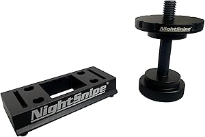 NIGHTSNIPE BOG DeathGrip Ball Head Conversion Kit | Ball Head Adapter + Arca-Swiss Saddle Mount | for use with BOG DeathGrip Tripod