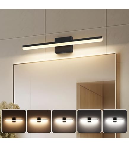 23.6in/24W Modern Black Vanity Light Fixtures For Bathroom - View #8