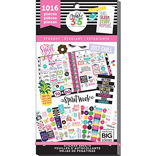 me & My Big Ideas PPSV-25-2048 The Happy Planner Value Pack Stickers