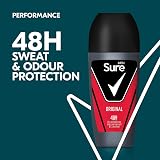 Sure Original Antiperspirant Roll On 50ml Pack of 6 48H Protection Men view 4
