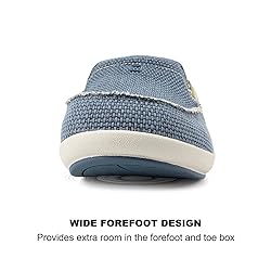 Mens Slippers with Arch Support, Canvas House