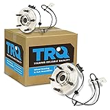 TRQ 2 Piece Front Wheel Bearing & Hub Assembly Set