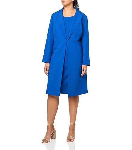 ladies dress and jacket sets Le Suit Duster & Sheath Dress, 2pc Set, Bordeaux, 4 at Amazon Women's Clothing store November practical pockets and the Sparkly Bodycon Sweetheart Silver Dress style:Nursing