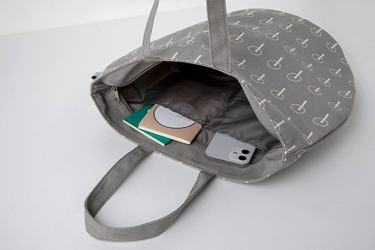サリー・スコット Special Bag Book Gray：7/5発売【ムック本付録】総柄トートバッグ(グレー) 内ポケット付き