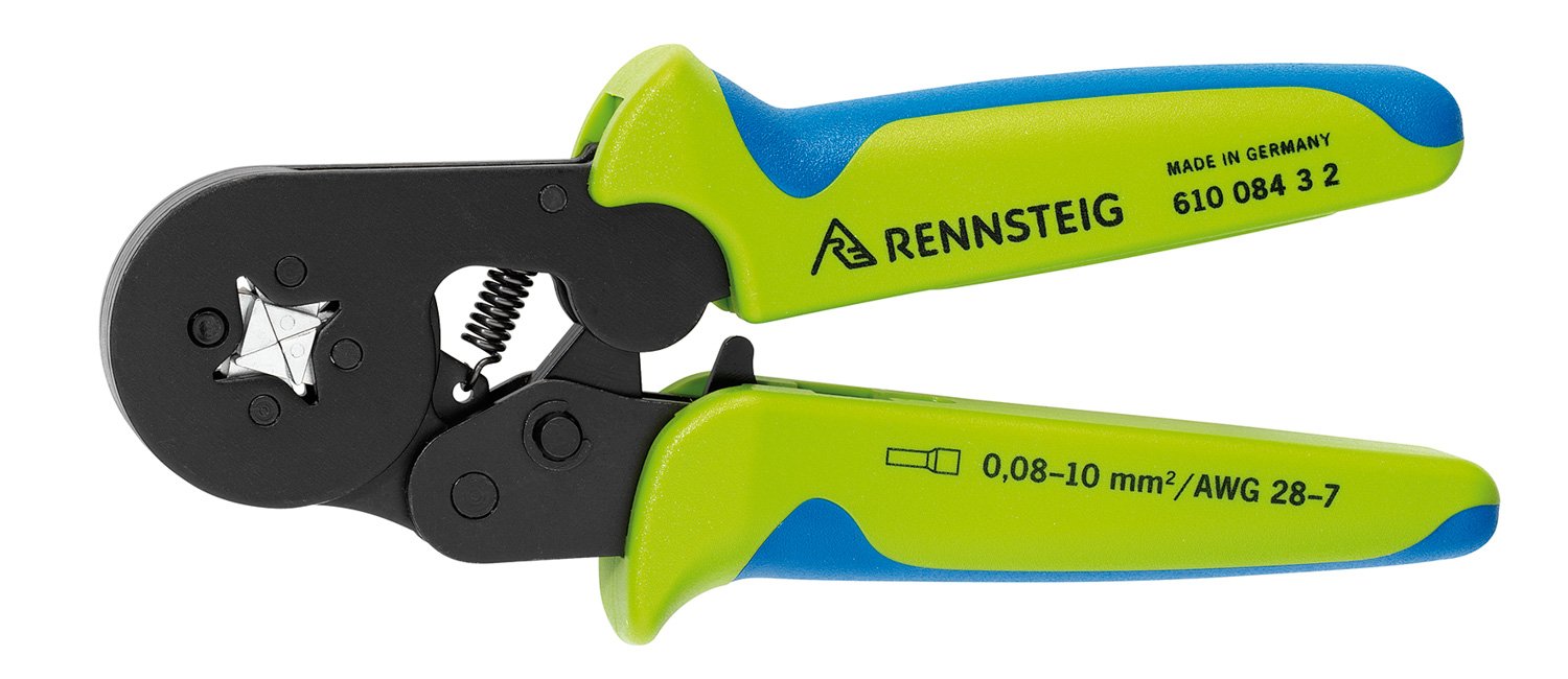 Rennsteig 610 084 3 2 Crimping Pliers, Multi-Colour