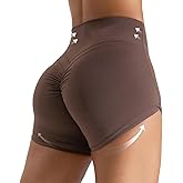 Womens Butterlift High Waist Scrunch Butt Biker Shorts 3 Inches No Front Seam Workout Yoga Gym Booty Shorts