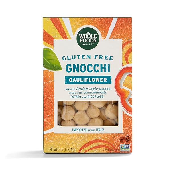 WHOLE FOODS MARKET, GLUTEN FREE CAULIFLOWER GNOCCHI, 16 OUNCE