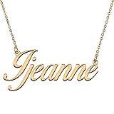 HUAN XUN Customized Custom Simple Any Name Necklace