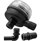 01740014A Water Pump Strainer 1/2in Fit for Xylem Flojet Water Pump | with 1/2in 20381-009 Elbow Hosebarb Fitting and 20381-039 Quad Port Fitting