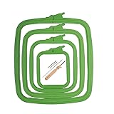 Nurge Green Plastic Square Embroidery Hoop, Cross