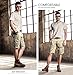 Mens Flat Front Shorts Casual Classic Fit Cargo Shorts 100% Cotton Work Shorts with Pockets,Khaki Shorts Size 32