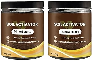 Soil Activated,Premium Organic Soil Activator and Plant Fertilizer for Raised Garden Beds, Potting Mix&Seedling Compost,Dirt 