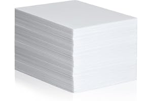 30Pcs Foam Board 10" x 8" White Poster Board 3/16" Thick Foam Core Backing Board White Mat Boards for Projects Art Presentati