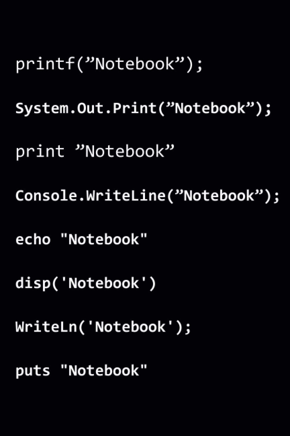 Programmer Notebook: Blank Notebook, Blank Journal for Programmers | 6" x 9"