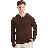 GreenMount Cashmere Sweater for Men Essential Base Hoodie Long Sleeve Pullover Sweater with Pocket