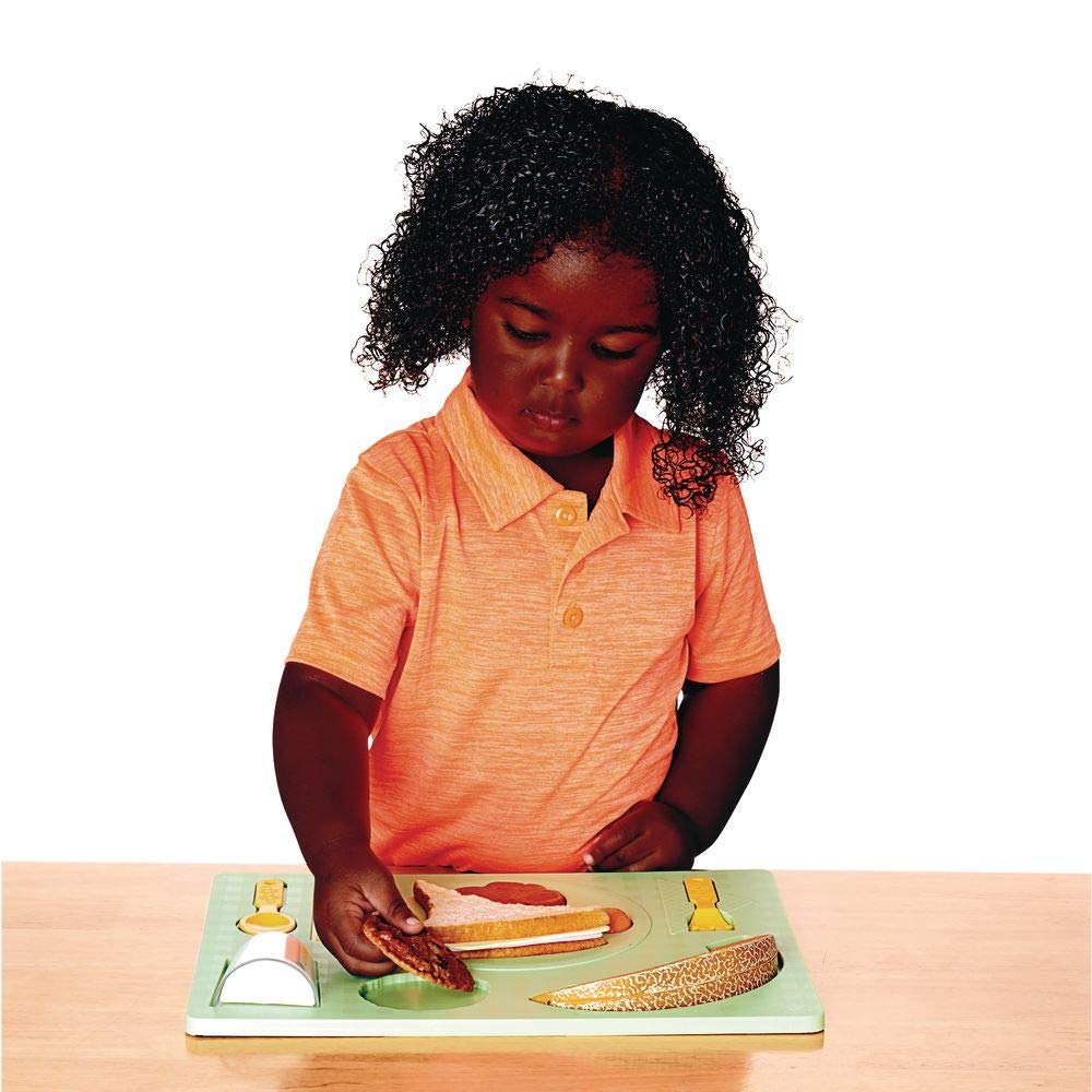 3D Chunky Food Puzzle for Preschool 5 Pieces, Lunch