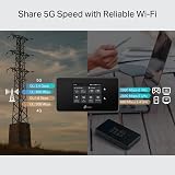 TP-Link M8550 5G Router SIM Slot AXE3600 WiFi 6E Tri-Band Touchscreen VPN view 3