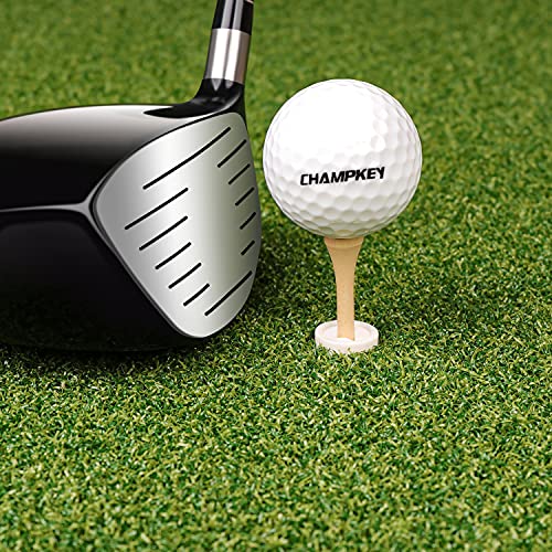 CHAMPKEY PRO Golf Hitting Mats Premium Turf with Rubber Foam Padding