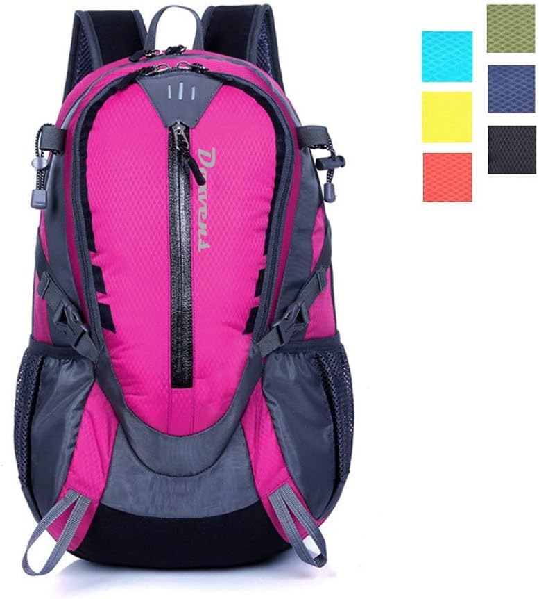 Daxvens Day Hiking Backpack Chest Waist Strap Small Lightweight Daypack