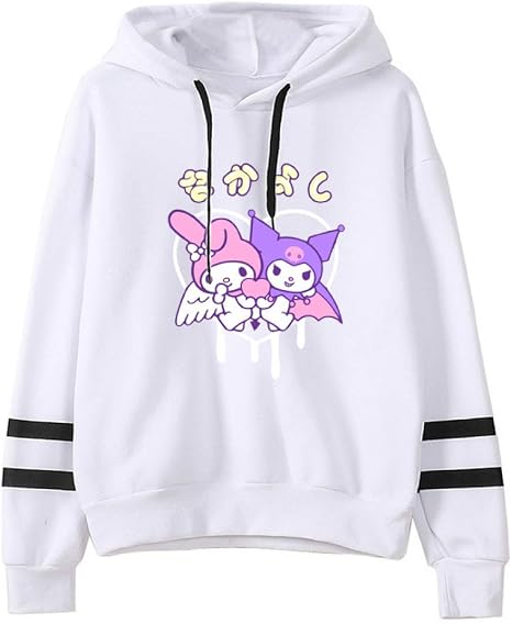 My Melody And Kuromi Sudadera Con Capucha Para Mujer Dise o De Anime 