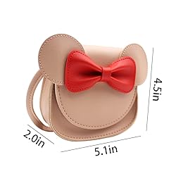 ZGMYC Little Girl's Cute Bowknot Crossbody Purse