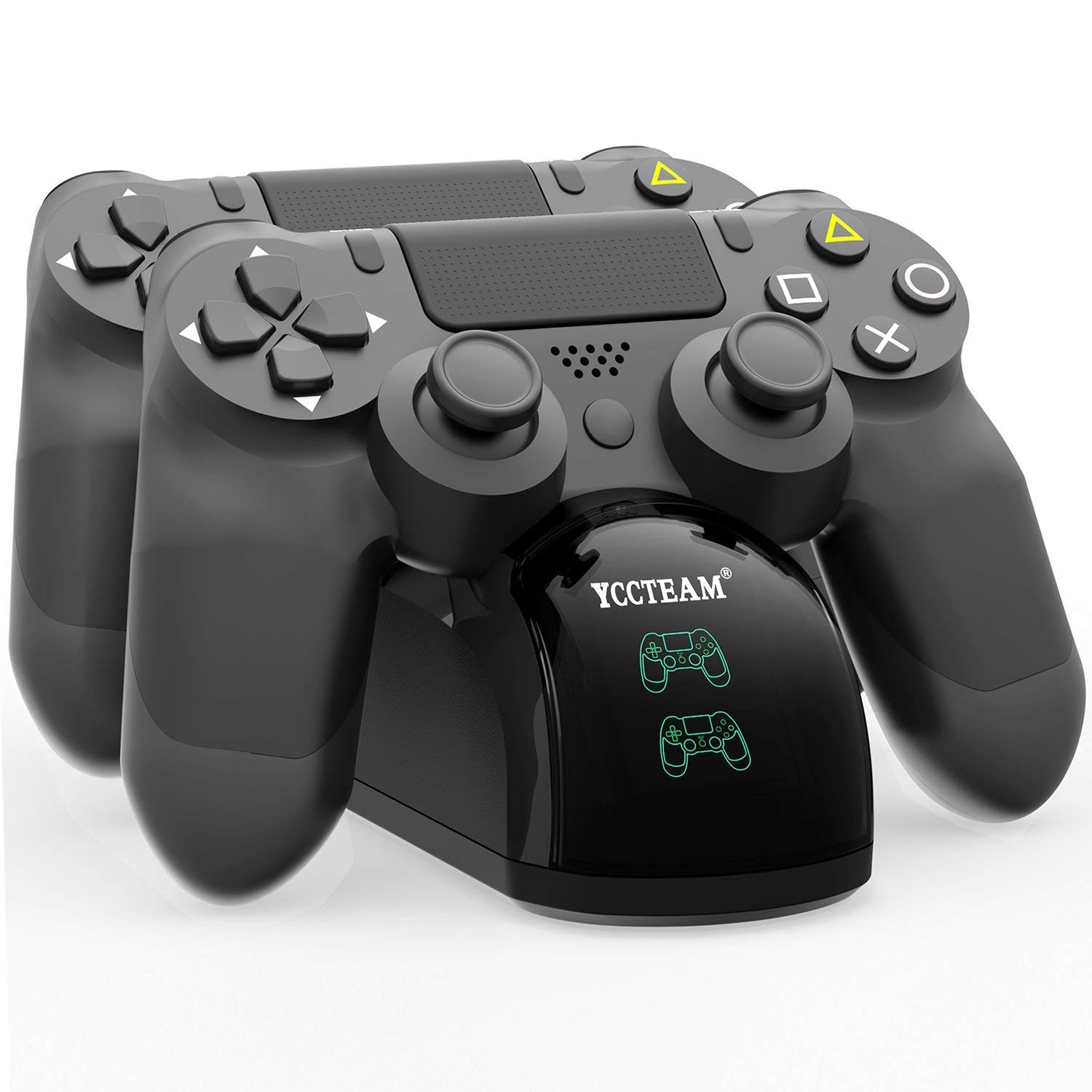 PS4 Controller Charger Charging Station, Dual USB Charger Charging Station Stand for Sony PlayStation 4 PS4 and PS4 Pro Controller