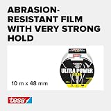 tesa Ultra Power Clear Duct Tape 10m x 48mm Transparent Weatherproof view 3