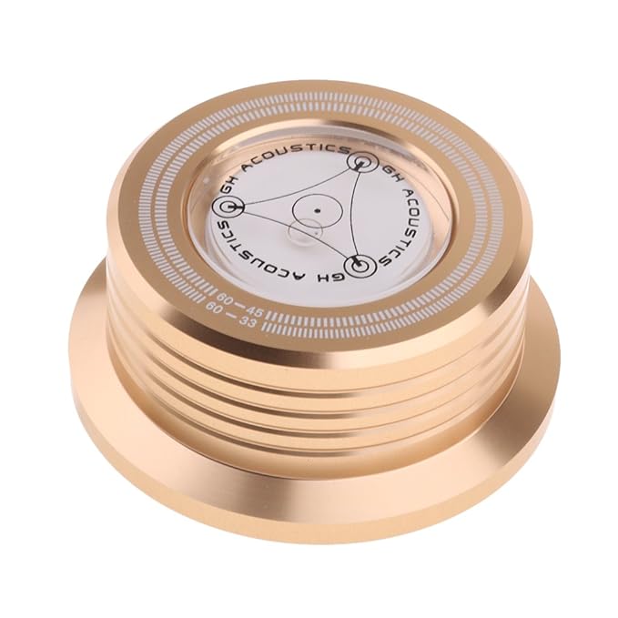 Homyl Plattengewicht für Plattenspieler Audio Record Stabilisator - Gold 1