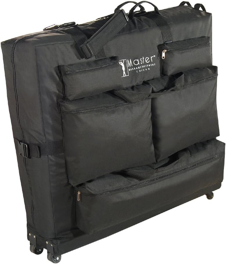 Master Massage Universal Wheeled Massage Table Carry Case,Bag for Massage Table,Black: Health & Personal Care