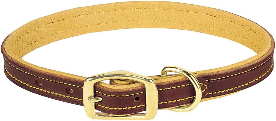 Weaver Leather Deer Ridge Collar, 5/8 x 11-Inch, Brown