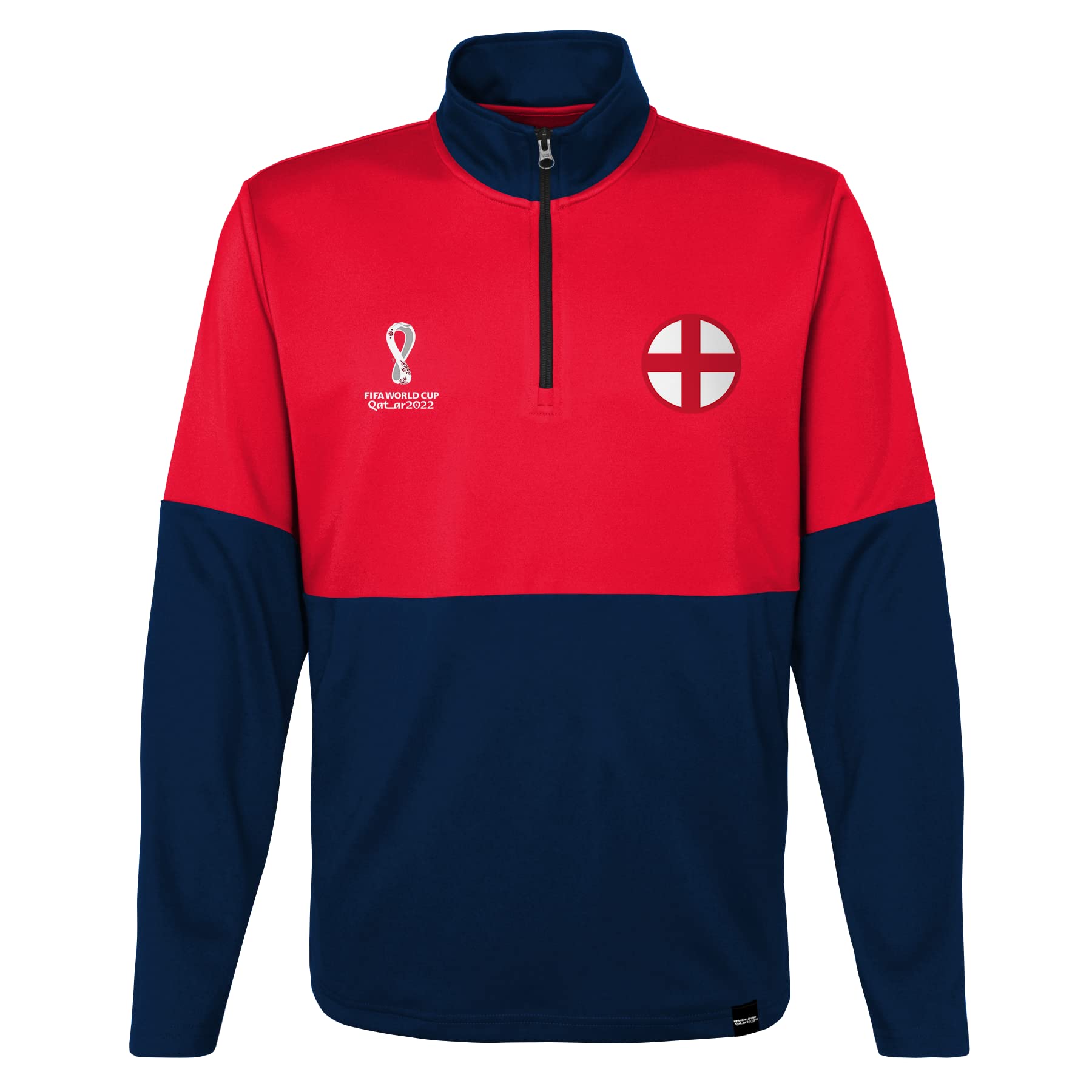 England, Official Fifa 2022 1/4 Zip Pull Over Quarter Zip Pull Over, Men's S